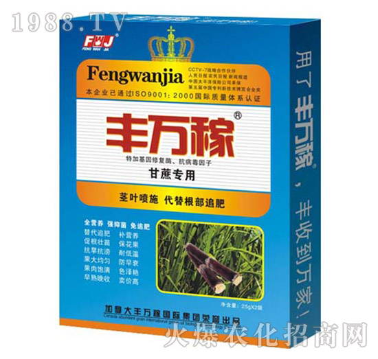 甘蔗專用肥-抗病增粗提糖增粗營養(yǎng)液-豐萬稼