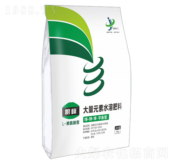 平衡型大量元素水溶肥料19-19-19 糧峰 金牌化工