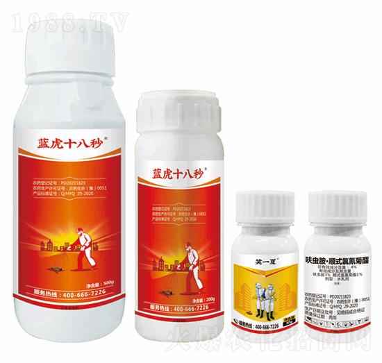 呋蟲(chóng)胺·順式氯氰菊酯-藍(lán)虎十八秒-藍(lán)虎品牌