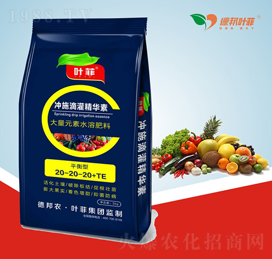 平衡型大量元素水溶肥料20-20-20+TE-德邦葉菲