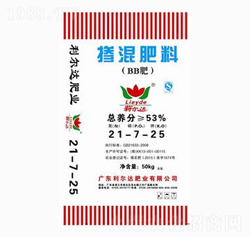 摻混肥料21-7-25-利爾達(dá)