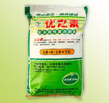 全水溶性復合肥料18-6-18+TE-優(yōu)之素-優(yōu)富斯